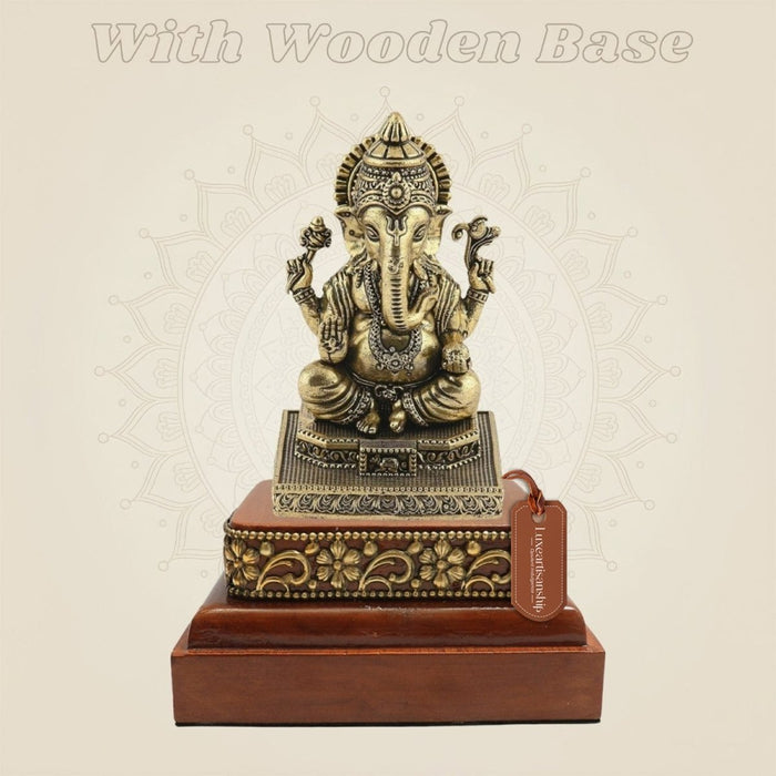 Mini Ganesh Statue for Car Dashboard