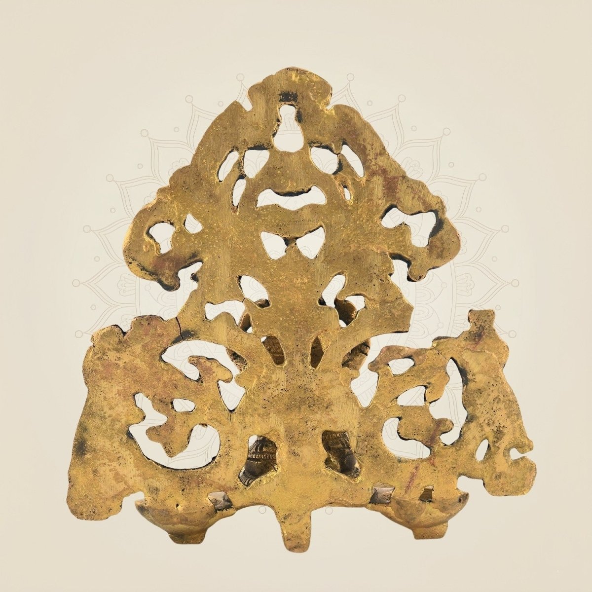 Brass Ganesha Diya Spiritual Decorative Showpiece