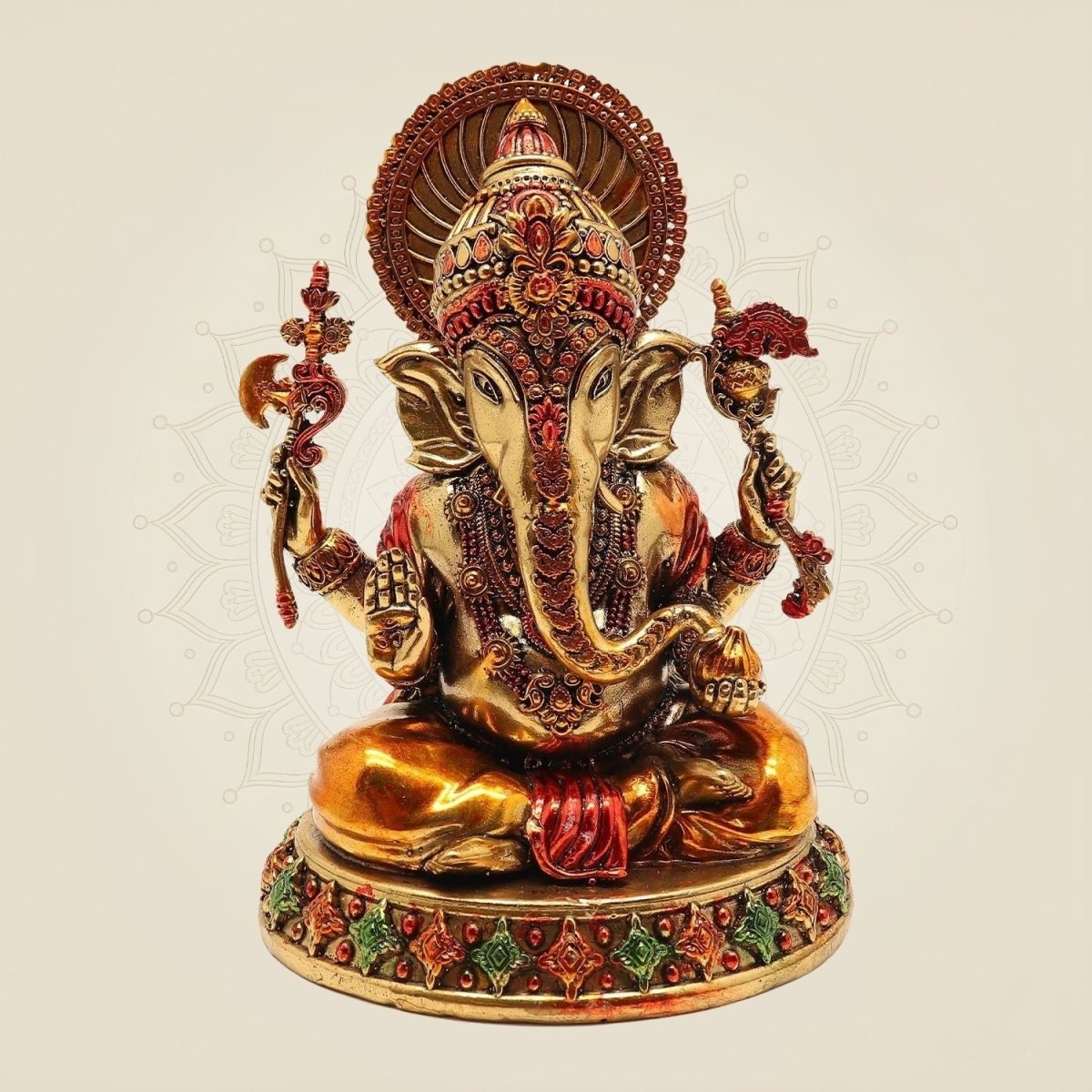 Brass Ganesha Sculpture