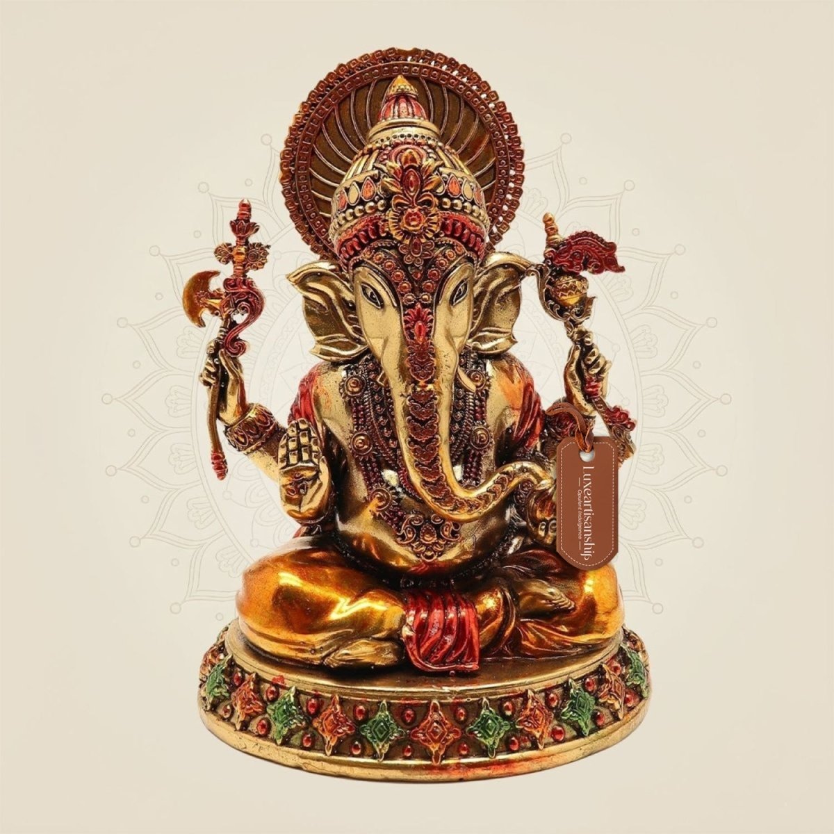 Brass Ganesha Sculpture