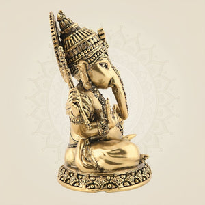 Brass Ganesha Statue for goodluck