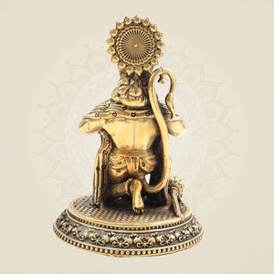 Brass Bajrangbali statue