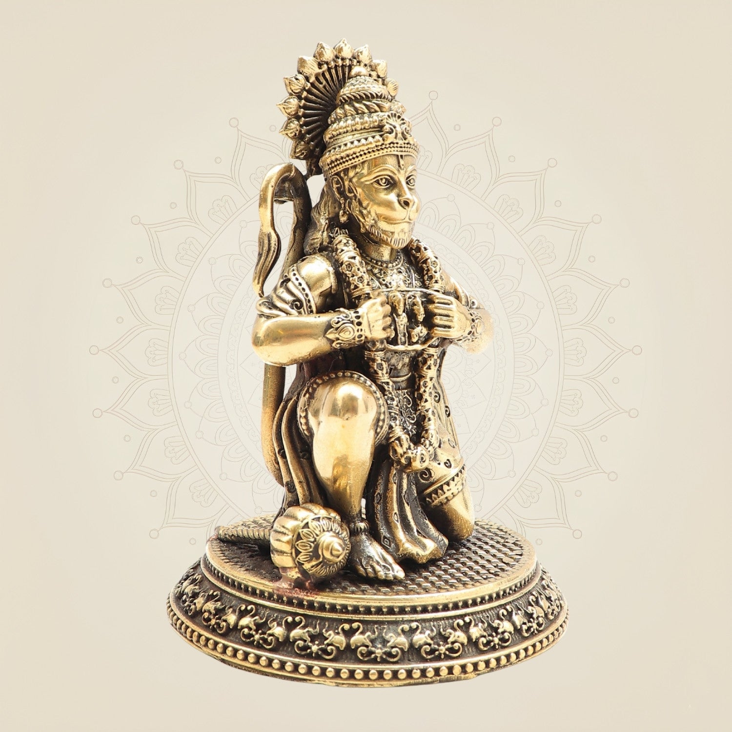 Heart Opening Pose with Ram & Sita - Handcrafted Spiritual Statue 5"