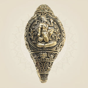 Brass Hanuman Shankh – Powerful Symbol of Energy - Luxeartisanship