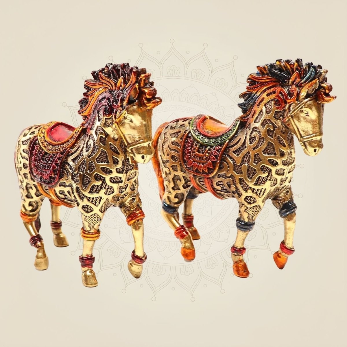 Brass Horse handmade Statue