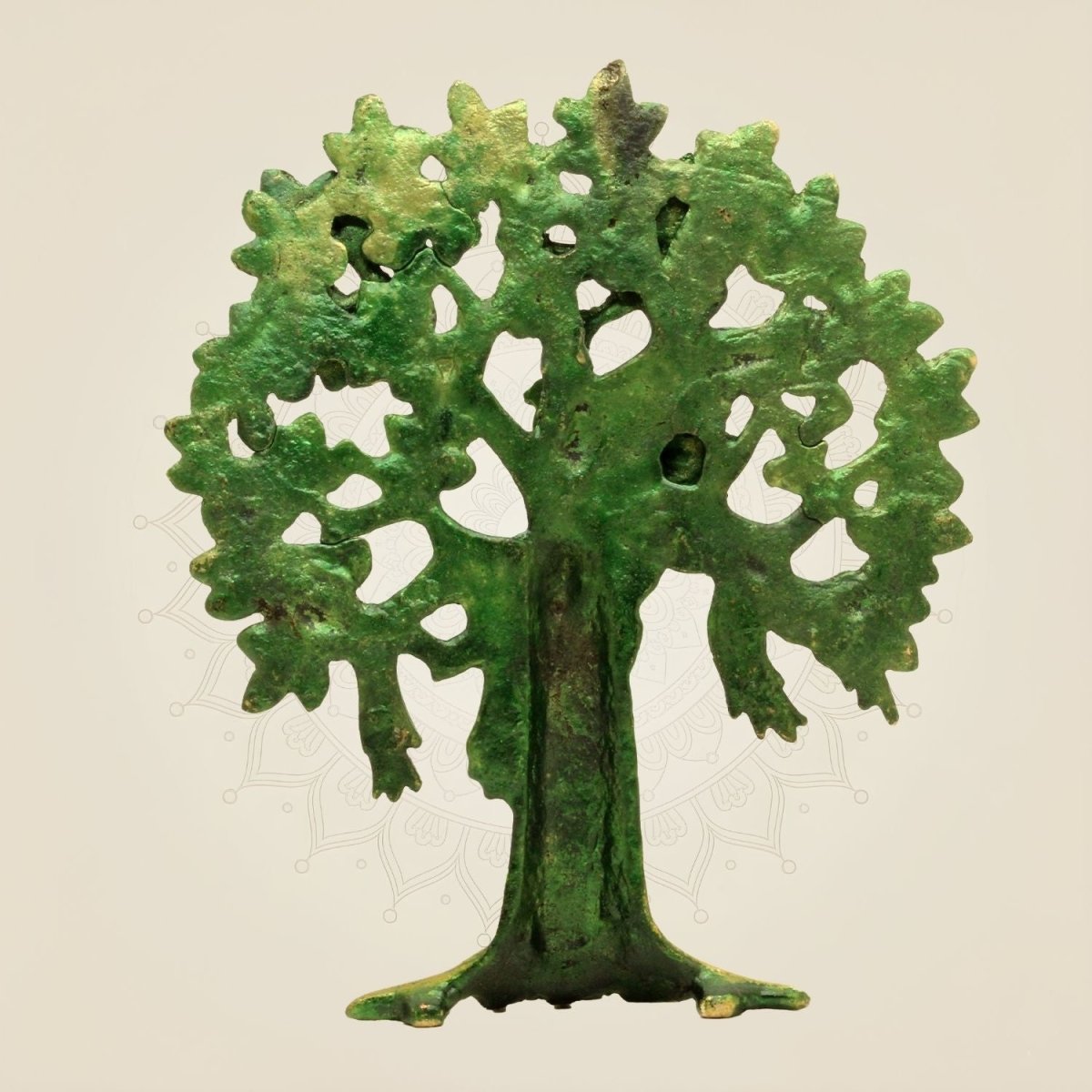 Brass Kalpavriksha Tree of Life – 10.5" Showpiece for Gifting & Decor - Luxeartisanship