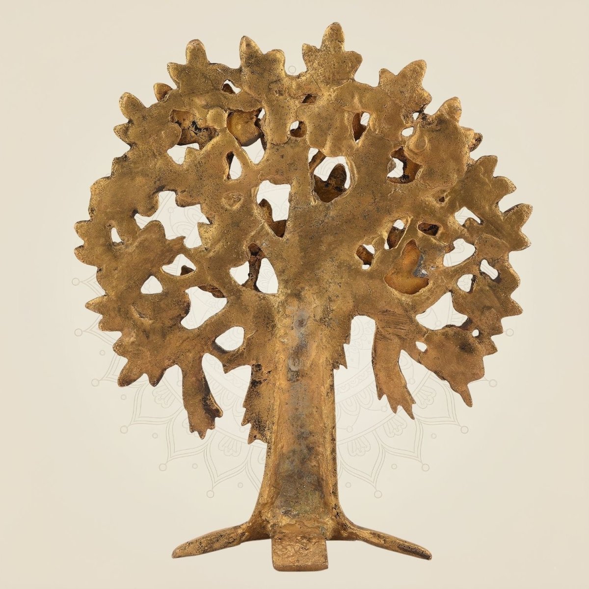 Brass Kalpavriksha Tree of Life – 10.5" Showpiece for Gifting & Decor - Luxeartisanship