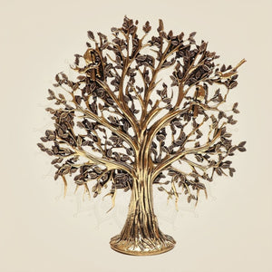 Brass Kalpavriksha "Tree of Life" with Birds