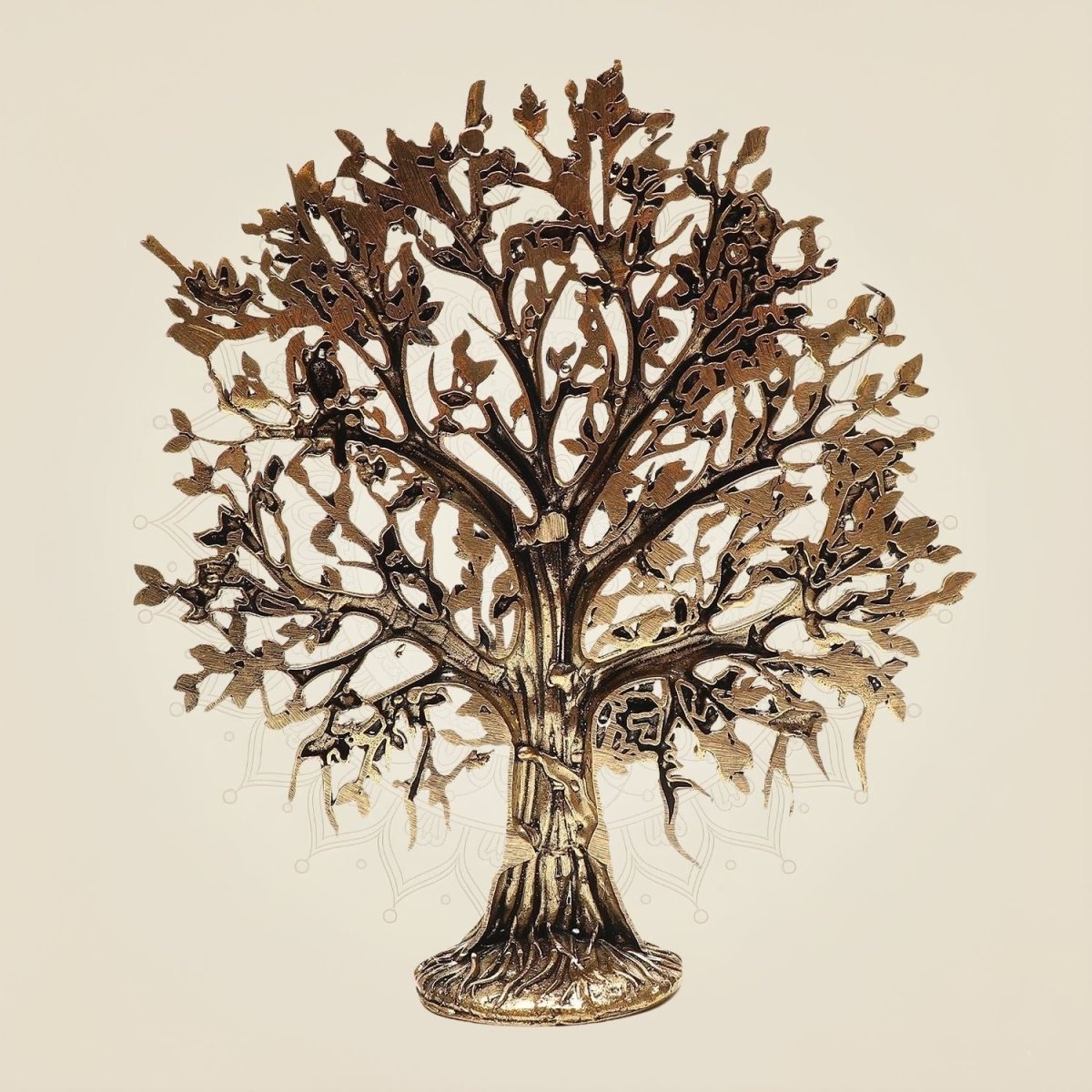 Brass "Tree of Life" with Birds