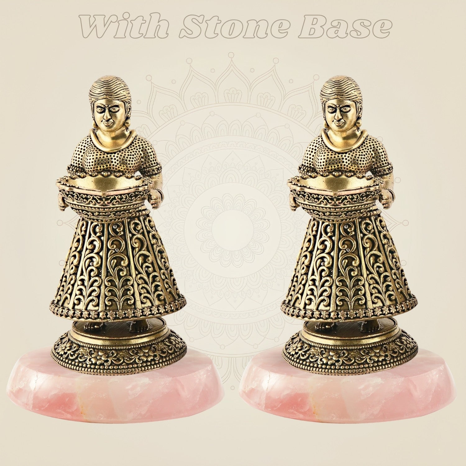 Decorative Oil Lamps with stone base