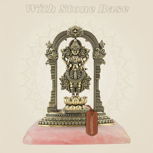 Lakshmi Devi with stone base