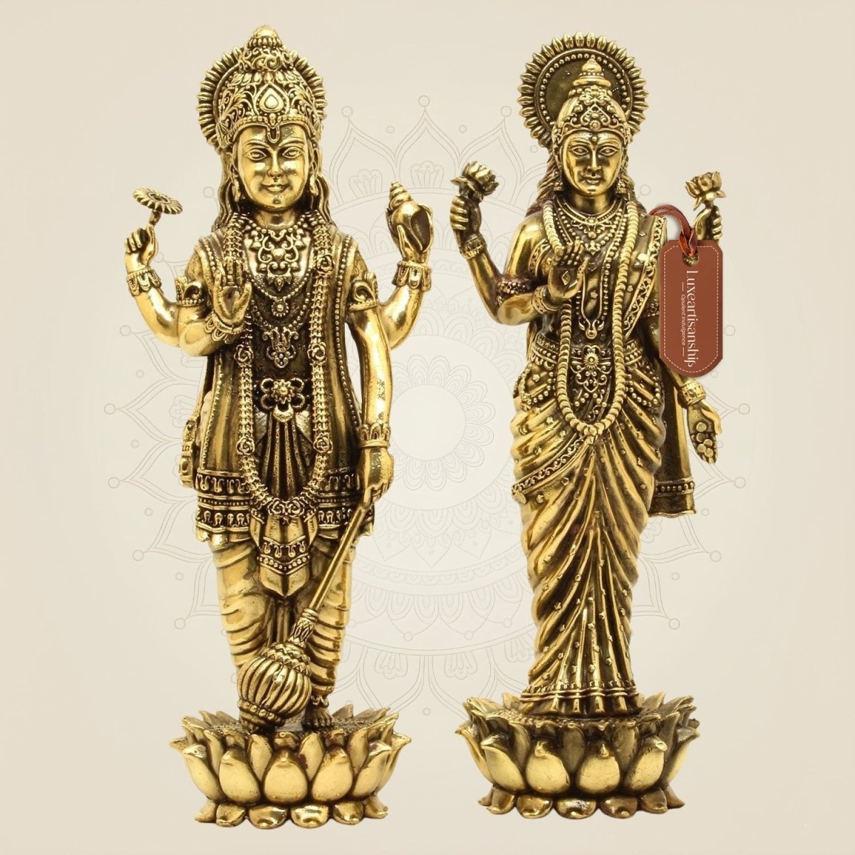 Brass Lakshmi Narayan Idol