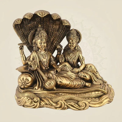 Brass Lakshmi Narayan Idol - 3