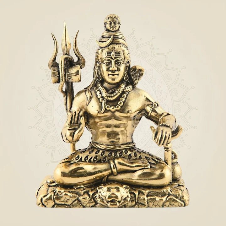 Brass Shiva Idol