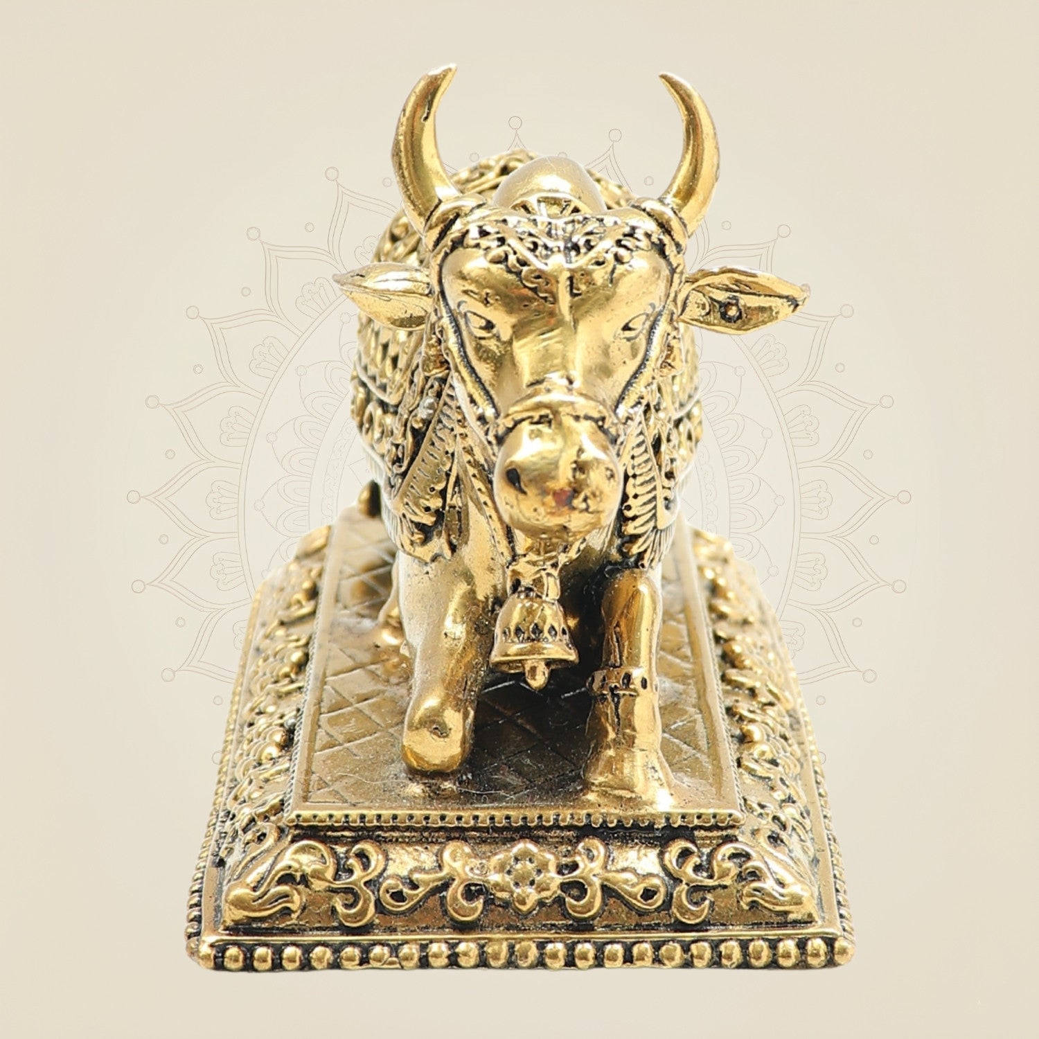 Brass Nandi Bull Statue