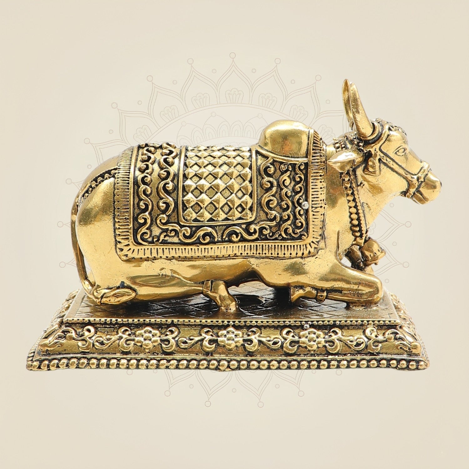 Handcrafted Brass Nandi Bull Idol