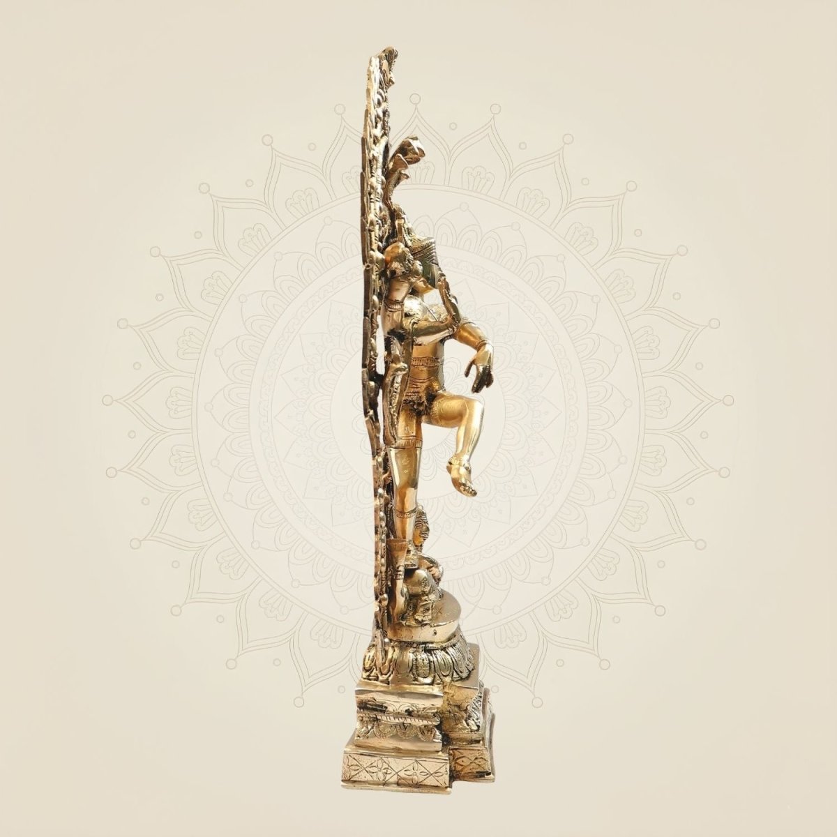 Big Size Lord Shiva in Cosmic Dance Form Idol - Luxeartisanship
