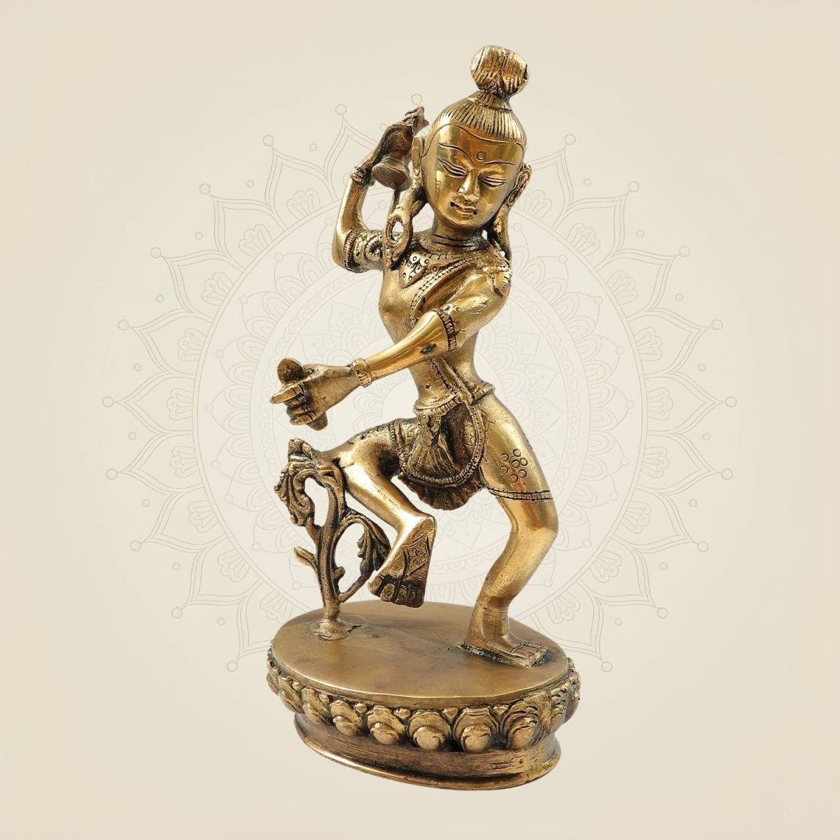 Brass Nepalese Style Shiva Idol