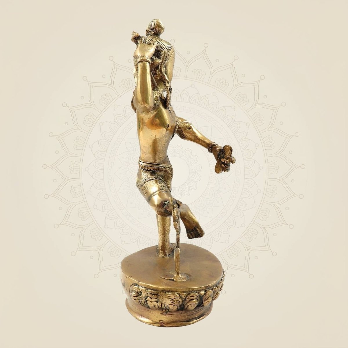 Pure Brass Nataraja Murti  - Luxeartisanship
