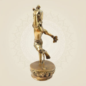 Pure Brass Nataraja Murti  - Luxeartisanship
