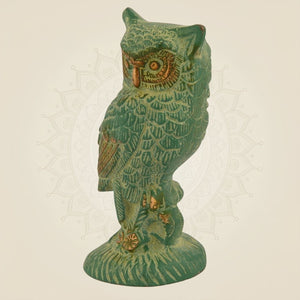 Brass Owl Idol for Vastu Protection
