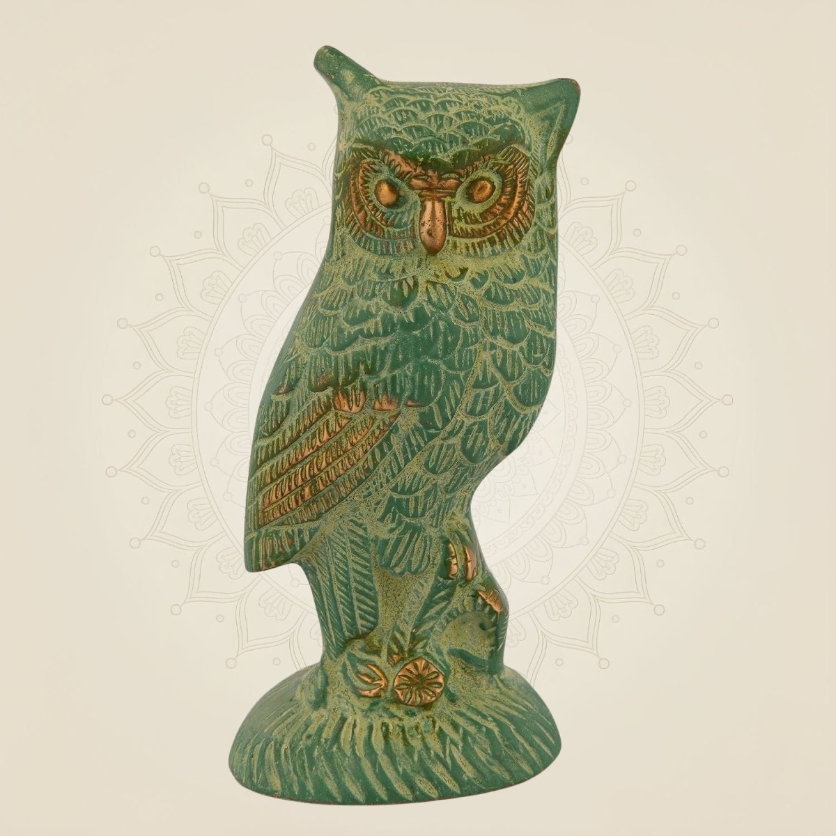 Brass Owl Idol 4.75"