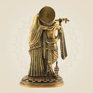 Brass Radha Krishna Decorative Showpiece