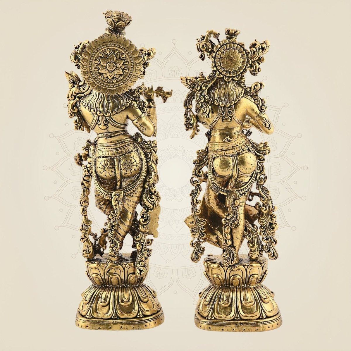 Brass Radha Krishna Idol
