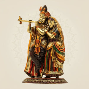 Radha Krishna Brass Idol