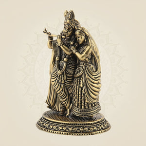 Brass Radha Krishna Idol