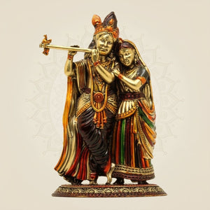 Radha Krishna Brass Idol
