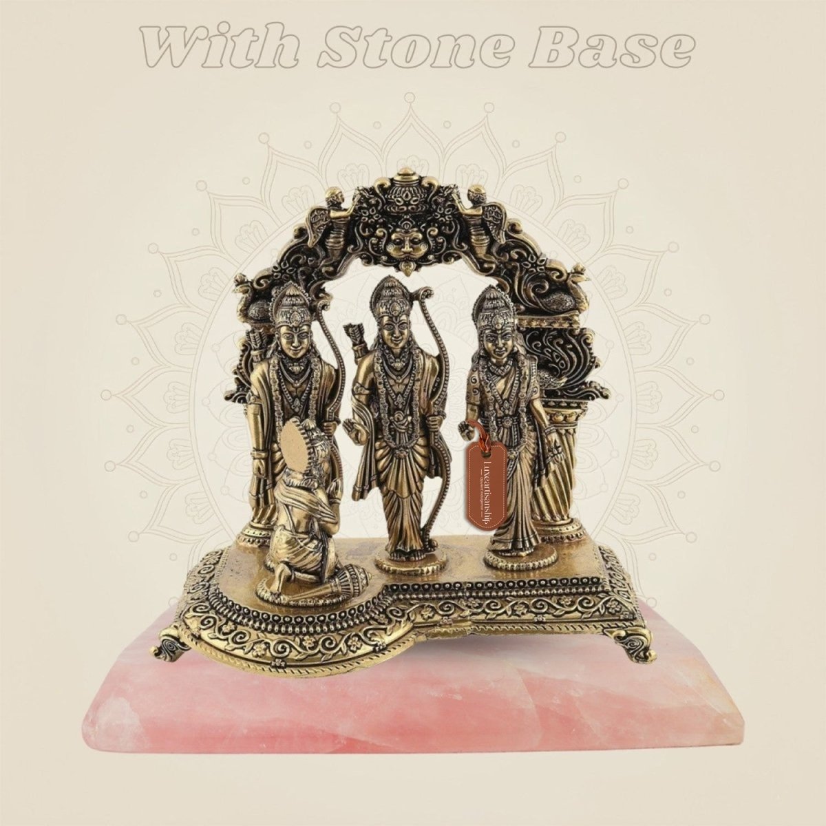 Ram Darbar Statue on gemstone base