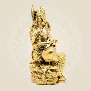 Brass Saraswati Maa Statue- Room - Luxeartisanship