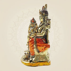 Pure Brass Shiv Parivar Murti 6.25"