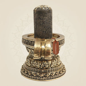 Brass Shiva Lingam 5"– Eternal Symbol of Creation - Luxeartisanship