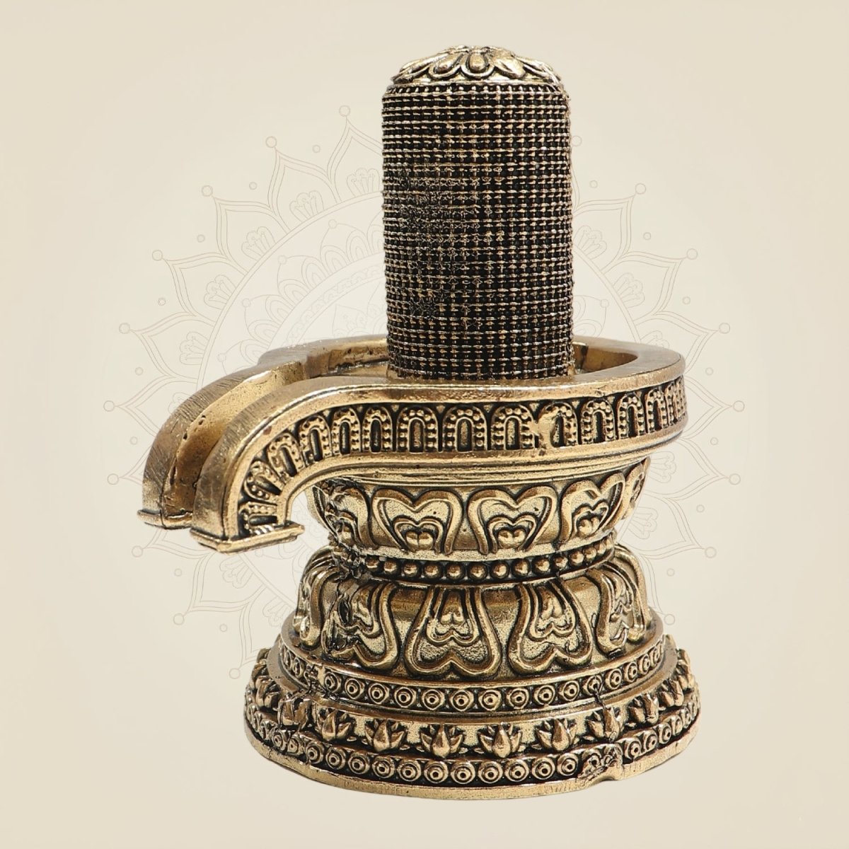 Brass Shiva Lingam 5"– Eternal Symbol of Creation - Luxeartisanship