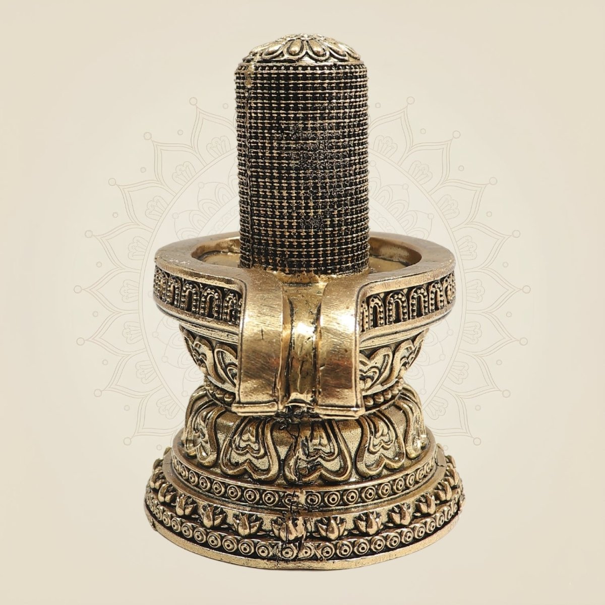 Brass Shiva Lingam 5"– Eternal Symbol of Creation - Luxeartisanship