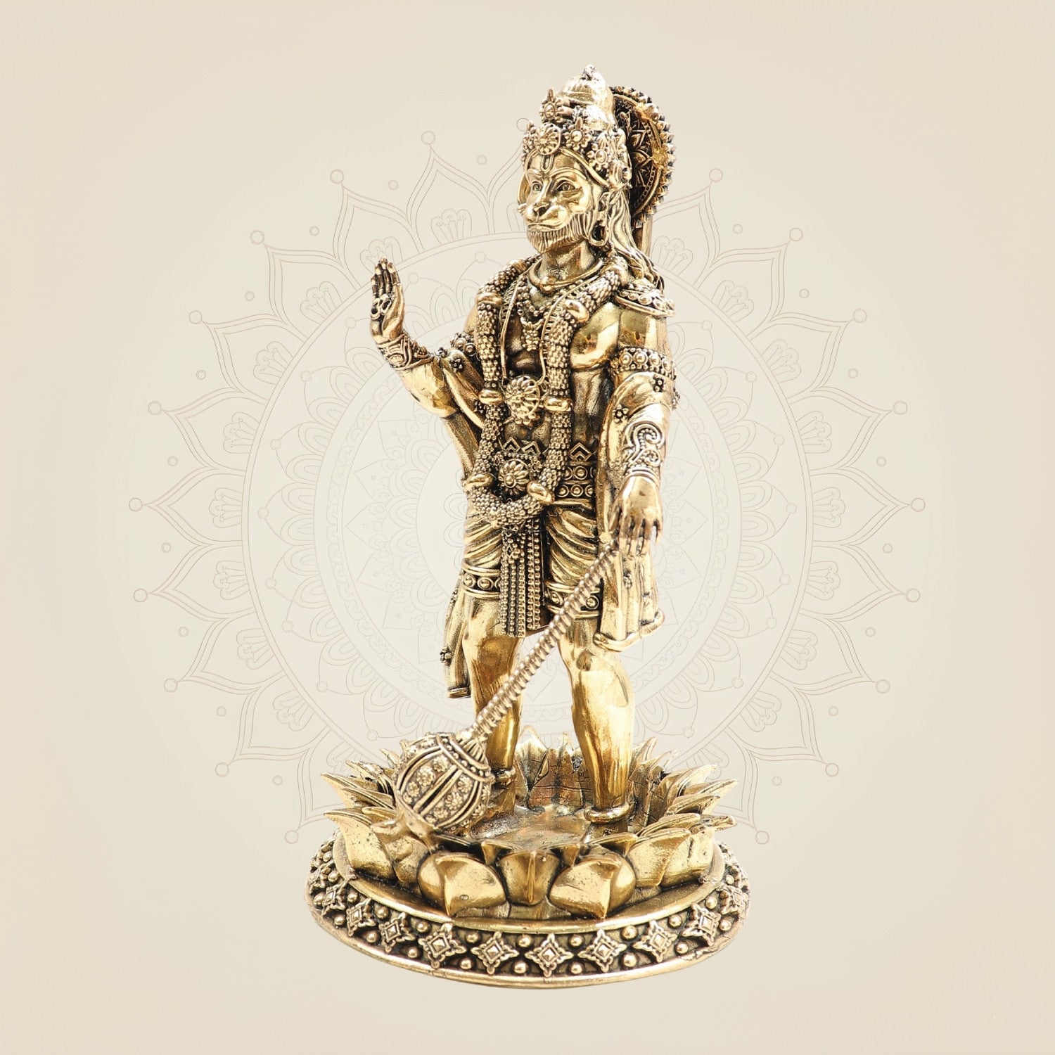 Hanuman Brass Idol