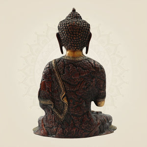 Brass Buddha Unique Healing Murti