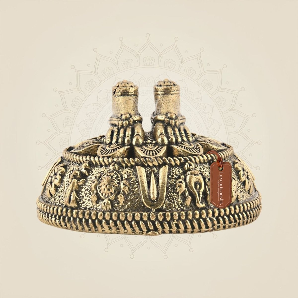 Brass Tirupati Balaji Charan Paduka