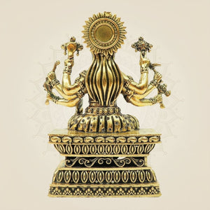 Brass Varahi Idol – Vishnu Avatar Murti for Home Temple Décor - Luxeartisanship