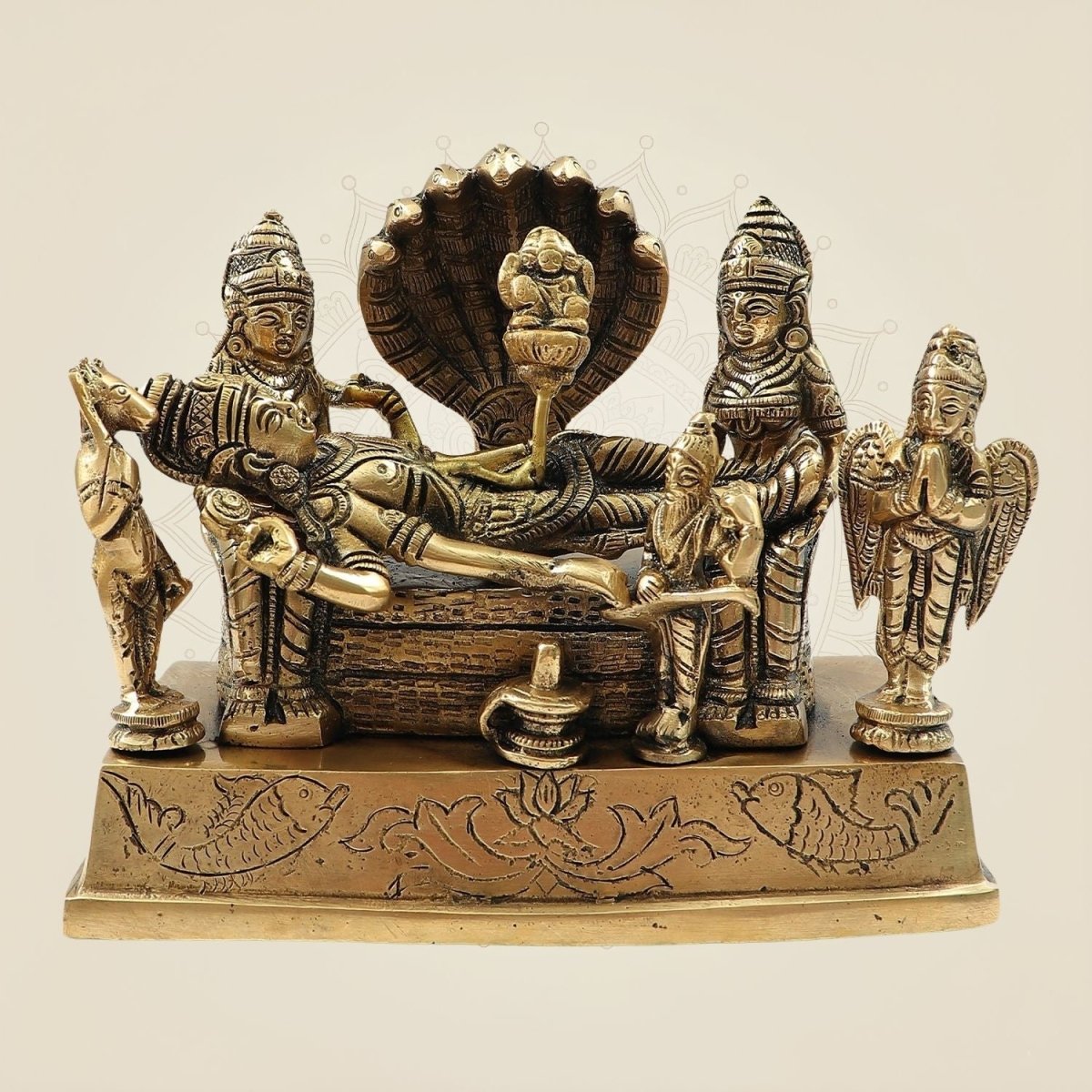 Brass Vishnu Parivar Idol