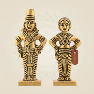 Brass Vitthal & Rukmini Idols