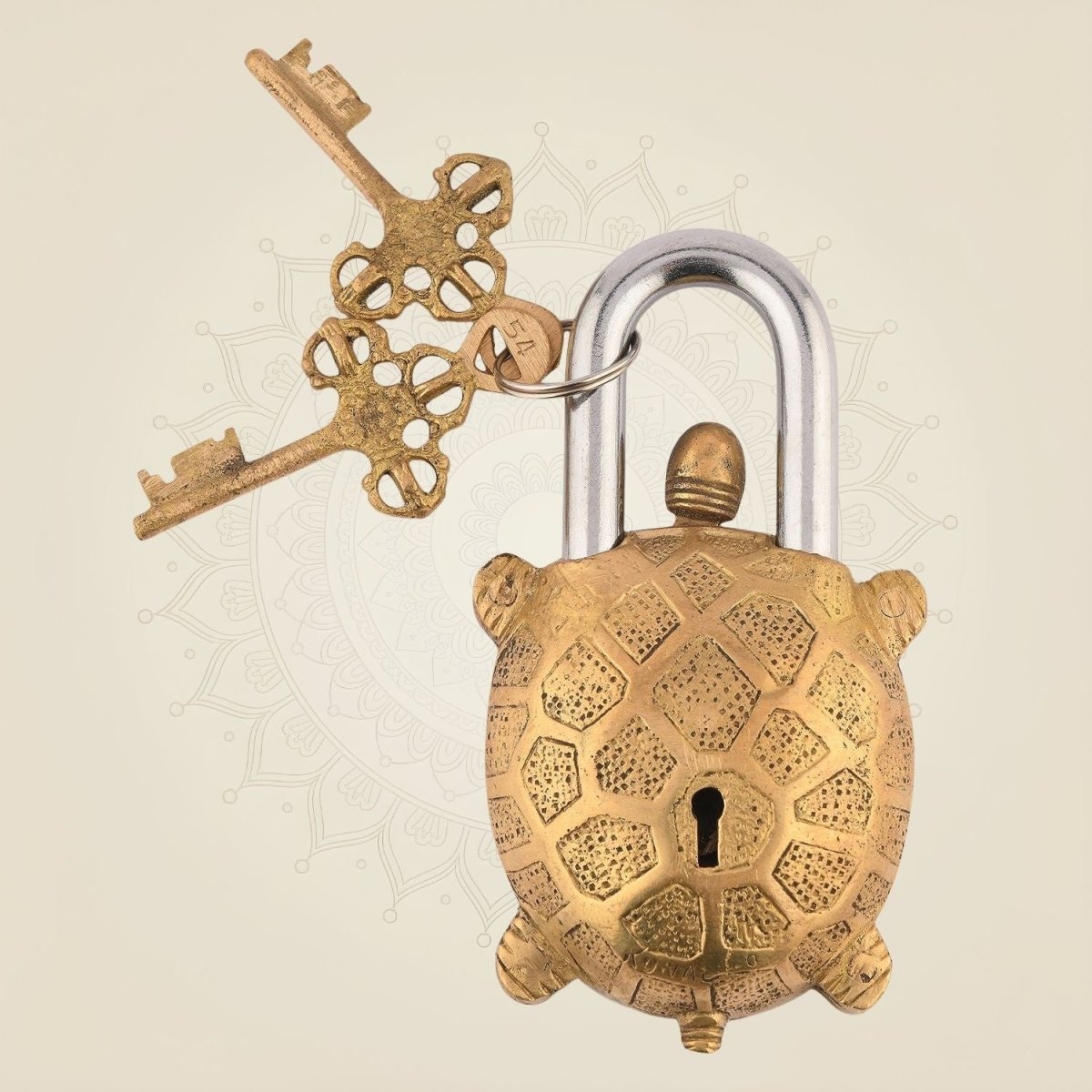 Brass Lock and key