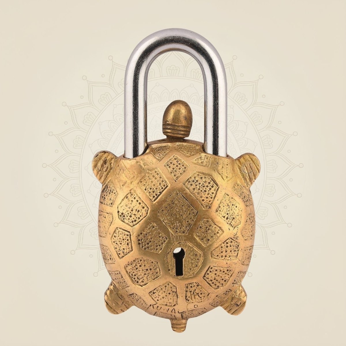 Turtle Shape Brass Lock