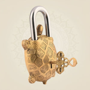 Brass Turtle Lock – 2.75