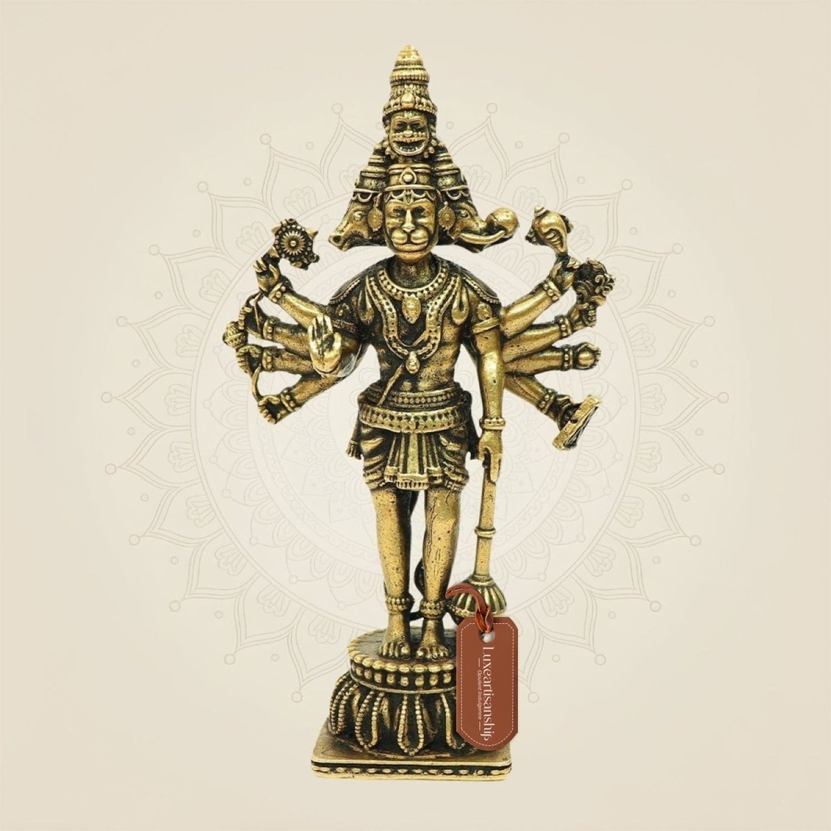 Bronze Panchmukhi Hanuman Idol