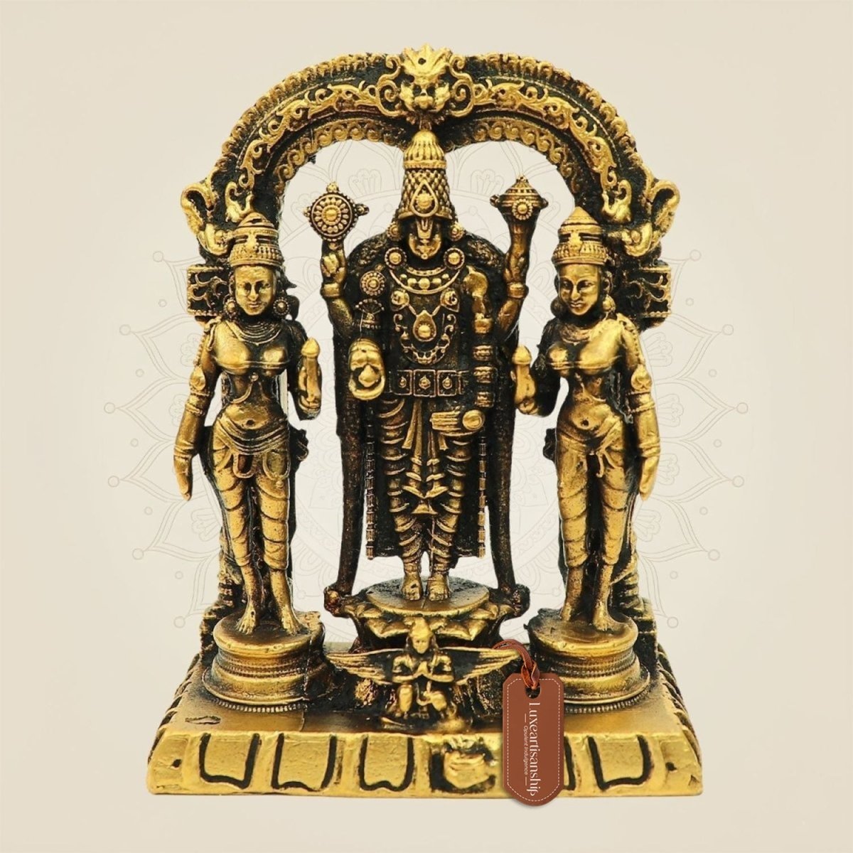 Venkateswara with Sridevi Bhudevi Statue