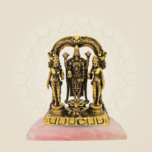 Bronze Tirupati Balaji Idol with Stone base