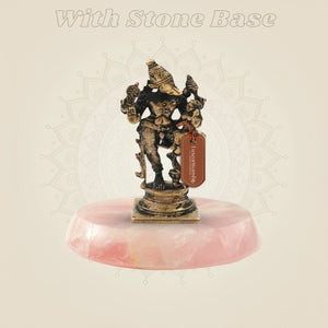 Panchaloha Statue on gemstone